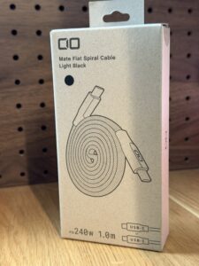 CIO フラットスパイラルケーブル パッケージ